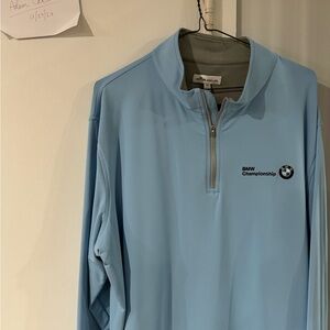 BMW championship. Peter Millar quarter zip. Baby blue.